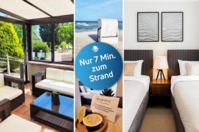 Gemütliche & moderne Ferienwohnung - nur 7 Gehminuten vom Strand entfernt, inklusive Parkplatz und Gartenzugang